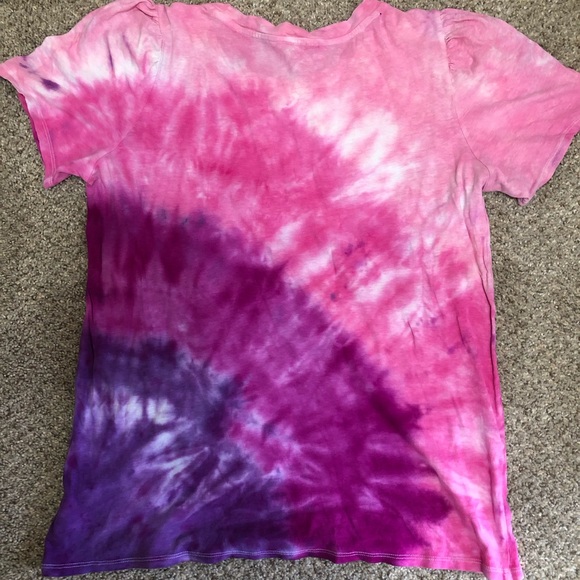 Custom Tie Dye Lucky Brand Shirt Size M - Picture 8 of 10